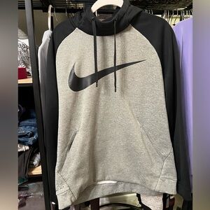 Nike Dri-fit Hoodie Blk/gray, Excellent Condition